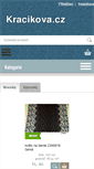 Mobile Screenshot of kracikova.cz